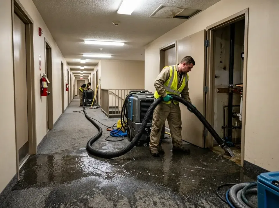 multi-unit-apartment-hallway-f-005 — frequently asked questions, Emergency Burst Pipe Water Extraction & Removal in Owensbor…